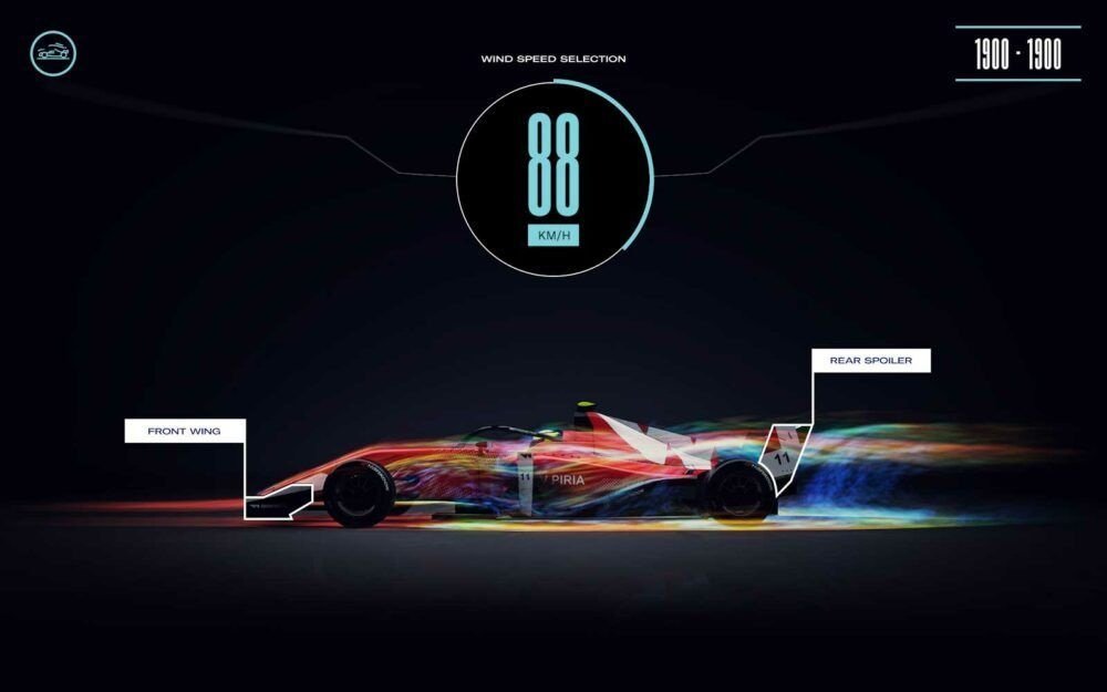 Wind Tunnel interactive installation